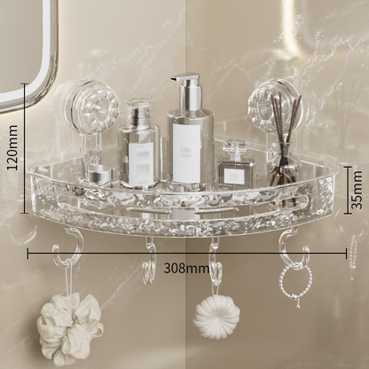 Multifunctionele zuignap wandplank voor de badkame