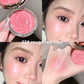 Flower Knows Strawberry Rococo Embossed Blush, Mauve Berry Rose Matte Powder Blush voor de wangen, opbouwbare en blendbare gezichtsmake-up
