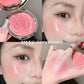 Flower Knows Strawberry Rococo Embossed Blush, Mauve Berry Rose Matte Powder Blush voor de wangen, opbouwbare en blendbare gezichtsmake-up