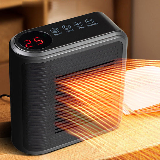 800W Wall Outlet ruimteverwarmer met verstelbare thermostat en timer