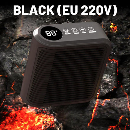 800W Wall Outlet ruimteverwarmer met verstelbare thermostat en timer