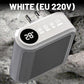 800W Wall Outlet ruimteverwarmer met verstelbare thermostat en timer