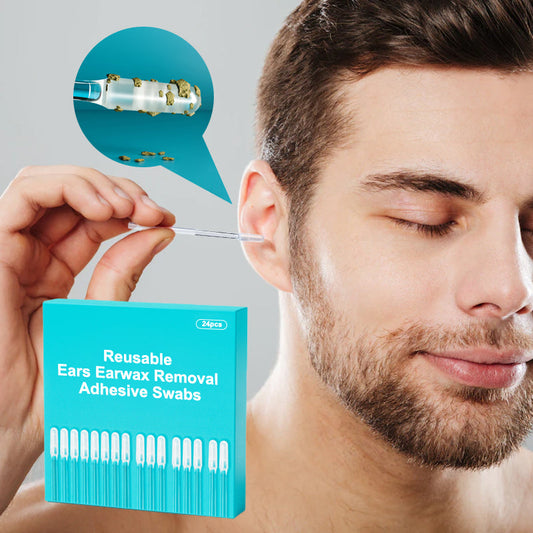 Herbruikbare Earwax verwijdering lijm Swabs