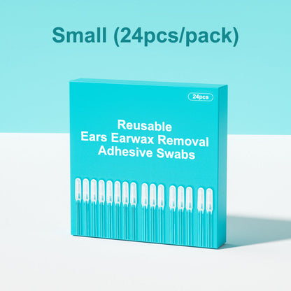 Herbruikbare Earwax verwijdering lijm Swabs