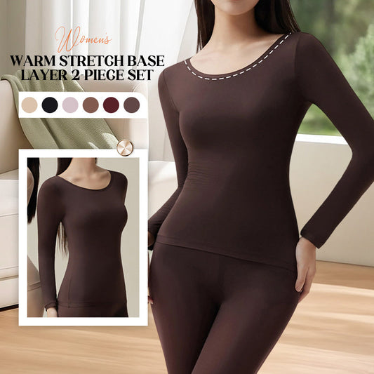 Warme stretch onderlaag voor dames 2-delig