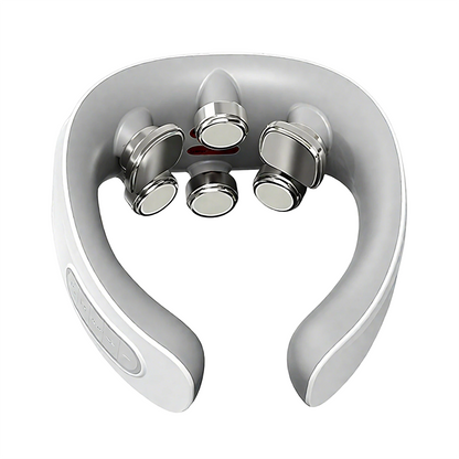 Elektrische pulsverwarmde halsmassager voor pijnverlichting