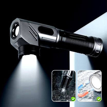 1500 lumen 90 graden zaklamp met magnetische voet