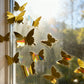 3D Mirror Butterfly & Sunflower Wall Sticker