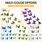 3D Mirror Butterfly & Sunflower Wall Sticker