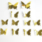 3D Mirror Butterfly & Sunflower Wall Sticker