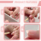 2-in-1 zelfnivellerende nagelverstevigende gel