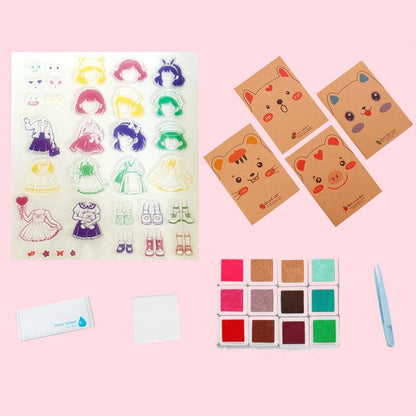 DIY Dress-Up Stamp Art Kit for Kids