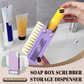 Multifunctional Soap Box Scrubber & Storage Dispenser