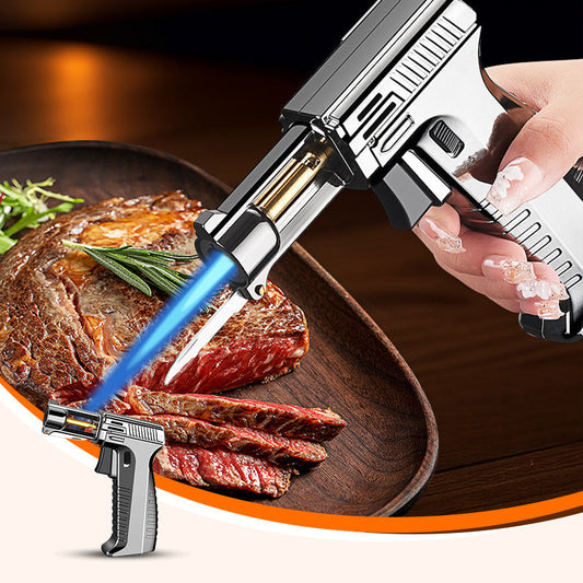 Multifunctionele aansteker met vouwmes