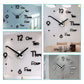 Reloj de pared sin perforaciones minimalista moderno DIY
