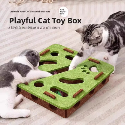 Interactief Vilt Labyrint Speelgoed voor Katten – Stimuleer en Vermaak je Kat! 🐾