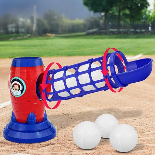 🔥Aanbieding 60% KORTING!!⚾ Automatische honkbalwerpset voor kinderen – Zelfaanvoerend, instelbare snelheid, ideaal voor training en plezier in de achtertuin 🧢🎯