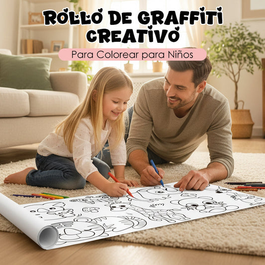 Rollo de Graffiti Creativo para Colorear para Niños