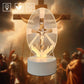 🙏Inspirerend LED-nachtlampje van acryl met religieus thema✝️Gebedslamp met afbeelding van de Maagd Maria