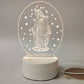 🙏Inspirerend LED-nachtlampje van acryl met religieus thema✝️Gebedslamp met afbeelding van de Maagd Maria