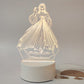 🙏Inspirerend LED-nachtlampje van acryl met religieus thema✝️Gebedslamp met afbeelding van de Maagd Maria
