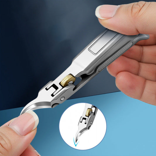 📢📢 50% korting!! ⏰ ✂️ Nagelknipper met grote opening en spatbescherming | Scherpe en duurzame knipt moeiteloos dikke nagels!🏆