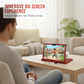 🥳2026 HOT SALE🥳💞50K+ VERKOCHT!💥👓❤️ Verlicht vermoeide ogen, maak het scherm “groter” | HD-telefoonvergrootglas voor eenvoudiger bekijken🎬✨