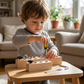 🧸 50% korting! 🧱 Montessori houten speelgoed – Houten plank met schroeven en schroevendraaier, ter ontwikkeling van de fijne motoriek en praktische leervermogen 🔩