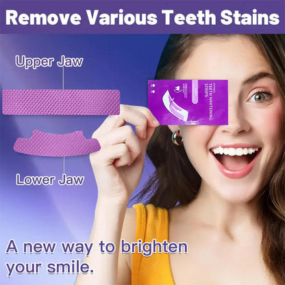 💜Veilige en effectieve whitening strips. Verhelder je glimlach op een subtiele manier voor dagelijks zelfvertrouwen. Mis het niet! 🌸💎