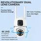 🎁2026 Nieuw binnen 50% KORTING💥🔍🔍360° pan-tilt 4K-beveiligingscamera met dubbele lens