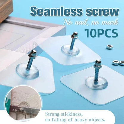 🌞Fris De Lente In Met 50% Korting!📌Borenvrije Transparante Zelfklevende Haken | Tot 5kg Draagvermogen | Waterdicht & Oliebestendig 🧷