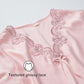 Korean style comfortable silk pajamas set