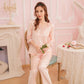 Korean style comfortable silk pajamas set
