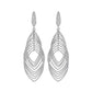 Gelaagde Leaf Dangle Oorbellen voor dames