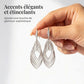 Gelaagde Leaf Dangle Oorbellen voor dames