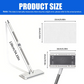 🧹 TIJDELIJK 50% KORTING! ✨ Handsfree Platte Mop – Haaientand Grip, Universele Doeken, Telescopisch 🪥