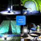 🔦☀️ Uitschuifbare kampeerlamp op zonne-energie – perfect voor kamperen en noodgevallen! ⛺🚨