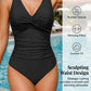 ✨👙【Aanbieding】🌈Badpak met Buikcorrigerende Plooien | V-hals | 12 Kleuren🌊