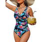 ✨👙【Aanbieding】🌈Badpak met Buikcorrigerende Plooien | V-hals | 12 Kleuren🌊