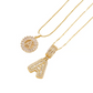 🌸LAATSTE DAG: SPECIALE PRIJS!!🌸Gouden ketting met alfabet-hanger