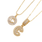 🌸LAATSTE DAG: SPECIALE PRIJS!!🌸Gouden ketting met alfabet-hanger
