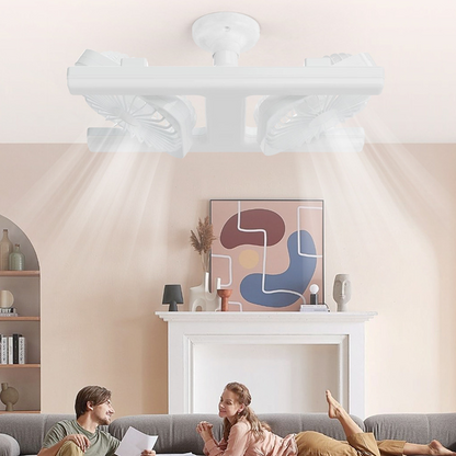 Moderne 2-in-1 LED-plafondventilator met verlichting