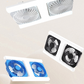 Moderne 2-in-1 LED-plafondventilator met verlichting