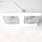 Moderne 2-in-1 LED-plafondventilator met verlichting