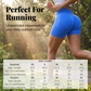 Naadloze fitnessshorts met perzikbillen effect