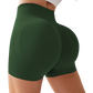 Naadloze fitnessshorts met perzikbillen effect