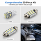 🚗💡 50% KORTING! Alsof je een zon in elke fitting draait en je hele interieur in een showroom verandert! 20 LED's, van daklamp tot kenteken, in één set. Eén upgrade, en je auto straalt alsof hij net uit de dealer komt!