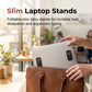 Mini opvouwbare laptopstandaard voor op het bureau