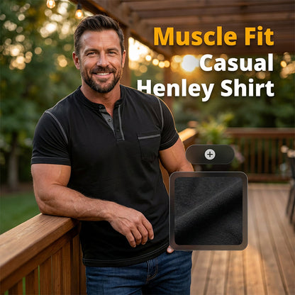 Casual T-shirt met korte mouwen voor heren