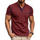 Casual T-shirt met korte mouwen voor heren